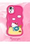 Redmi Note 10 4g Compatible Case with Camera Protection Red Silicone Couple Phone Case Kitty Pattern - 2