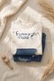 Milo Unisex Kids' Beige & Blue Funny Time Teddy Bear Printed Sweatshirt with Kangaroo Pocket and Jogger Bottom Top Set - 6