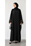 Ferace Dress for Daily and Special Occasions, with Accessory Details on the Sleeves, Available in Sizes 40-52.