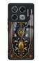 Infinix Gt 20 Pro Sapphire Ottoman Gold Design Glossy Phone Case