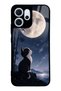 Oppo Reno 14F Moon Guardian Kitty Design Glossy Phone Case
