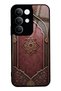 Realme C85 Burgundy Glossy Phone Case with Ottoman Emblem Design