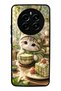 حافظة هاتف لامعة بتصميم Realme 12 Matcha Kitty Café