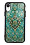 iPhone Xr Turquoise Ottoman Jewel Design Glossy Phone Case