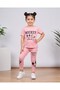 Girl's Summer Mickey Printed 2-Piece Thin Set with Tights and T-Shirt for Ages 4-12 - 2
