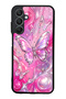 Samsung A25 Pink Prism Butterfly Design Glossy Phone Case