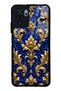 Xiaomi Redmi Note 10 Royal Sapphire Baroque Design Glossy Phone Case