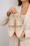 Stella Patent Leather Stone Detailed Slingback Women's Ballerina Casual Stylish Flat Sandals - 3