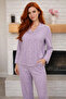 Limited Patterned Cotton Viscosa Pajama Set - 2