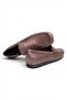 Mink Flocked Print Mink Color Laceless Men's Shoes - 2