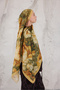 Summer Garden Series Patterned Cotton Soft Shawl Women's Colorful Shawl - 4