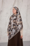 Summer Garden Series Patterned Cotton Soft Shawl Women's Colorful Shawl - 7
