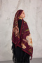 Summer Garden Series Patterned Cotton Soft Shawl Women's Colorful Shawl - 6