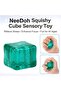 Sensory Stress Cube – High-Density Gel Filled Squishy Fidget Toy for Kids & Adults | Premium Matte Texture Stress Ball for Anxiety Relief & Autism Support - 6