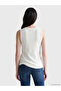 Lcw Comfort White V-Neck Lace Detailed Women's Undershirt - 4