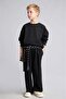 School 100% Cotton Regular Fit Elastic Waist Black Sweatpants Boys H2671A826Au - 2