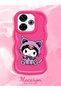Redmi 13 Compatible Case Camera Protector Red Silicone Couple Phone Case Kuromi Pattern - 2