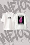Nicki Minaj Pinkprint Design Back Printed Cotton White Oversize T-Shirt