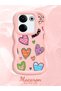 Tecno Camon 20 Pro 4g Compatible Case Camera Protector Pink Silicone Couple Phone Case Heart Pattern - 2