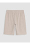 Lcw Kids Elastic Waist Striped Boys' Shorts - 3