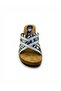 Women's Wedge Heel Patent Leather Glittery Slippers - 2