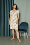 Floral Lace Nightgown - Comfortable Fit Home Dress with Wide Size Options - 3