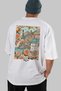 Amalfi Italy 3 White Oversize Country City Back Printed Unisex T-Shirt 100% Cotton Premium - 6