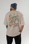Amalfi Italy 3 Beige Oversize Country City Back Printed Unisex T-Shirt 100% Cotton Premium - 4