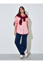 Pink Solid Casual Oversized Shirt - 2