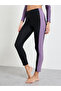 Purple Tie Knot Detail Long Tunic And Leggings Burkini Set - 4