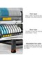 2-Tier Dish Drying Rack with Utensil Holder & Cutting Board Holder, 304 Stainless Steel Dish Rack with Drainboard, Easy Assembly, Space-Saving Design for Kitchen Countertops - 4