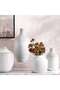 Sandrine Ceramic Vase 22x22x20cm- White - 3