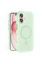 iPhone 16 Plus Case Magsafe Supported Camera Raised Silicone Matte Anti-Fingerprint Gzst