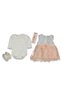 Baby Girl Two-Color Dress Newborn Luxury Dress Set - Hospital Discharge and Mevlütlük Set - 2
