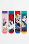 Licensed Minnie Mouse Daisy Duck Women's Socks 4-Pack Adult Cotton Socks Daily Socks Gift Socks Mn21554