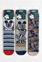 Licensed Mickey Mouse 3-Pack Boys Girls Children's Socks Cotton Socks Daily Socks Gift Socks Cute Hero Socks School Socks Mc21555 - 2