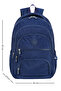 Set of 2 Crinkle Fabric School Backpack + Lunch Bag, with Monkey Keychain Gift (Let My Bag Come with Me) - 8