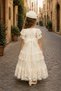 Girls' Evening Dress with Buckle Accessories, Princess Dress, Birthday and Party Dress - 3