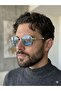 Retro Punk & Vintage Steampunk Style Square Metal Frame Sun Glasses / Blue&Yellow (2Pcs) - 7