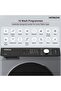 8kg Front Load Washing Machine, 1200RPM, Steam Hygiene & Auto Self Clean, Inverter Motor 10-Year , 16 Programs, Tangle-Free, LED Display, Dark Grey - BD-802HVOS - 6