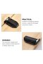 Magnetic Push to Open Latch, Heavy Duty Touch Catch, Pressure Release Cabinet Door and Drawer Hardware with Screws Black - 6
