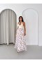 Women's Digital Printed Modal Fabric High Waist Long Flared Maxi Skirt - 3