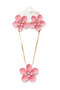 Floral Design Necklace & Earring Set – Combine Elegance with Everyday Chic - 3