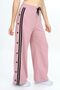 Girl's Side Snap Fastener 100% Cotton Bottom Tracksuit - 2