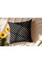 Black and White Polka Dot Pillow, Gift - 2