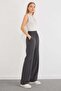 Women's High Waist Wide Leg Pocketed 2 Thread Sweatpants Bottoms 3038 - 2