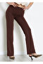 Zra Crepe Striped Trousers, Length 108cm