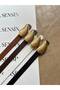 4-Pack Long Gold Ram Horn Buckle Belt Waist Belt Jacket Belt Dress Belt Trouser Belt - 3