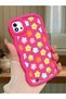 Realme C20 Compatible Case Camera Protector Red Silicone Couple Phone Case Floral Pattern