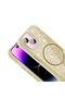 iPhone 15 Case Non-Spill Glitter Silicone Magsafe Camera Raised Omsy - 4